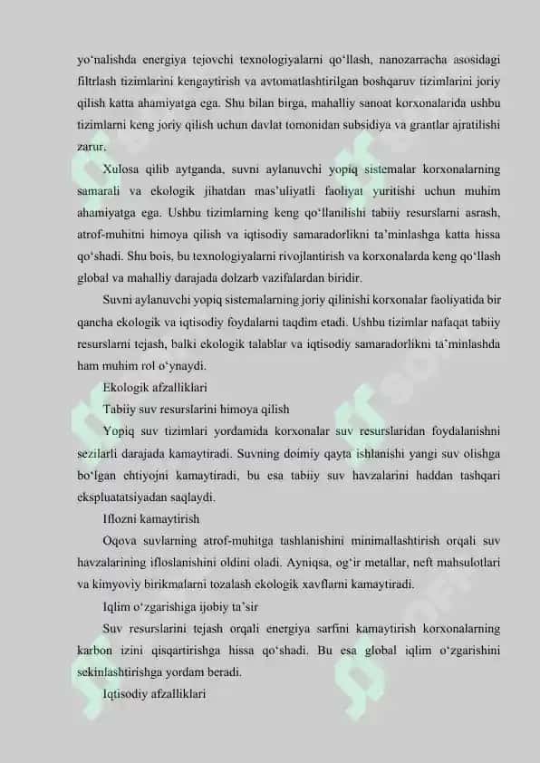Oqova suvlarni og‘ir metall ionlaridan tozalash 3