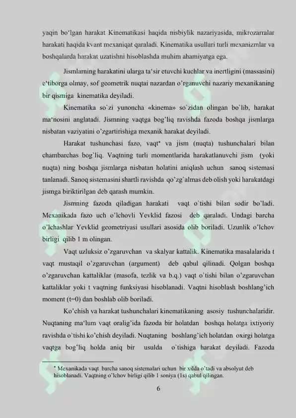 Moddiy nuqtalar sistemasining harakati 6