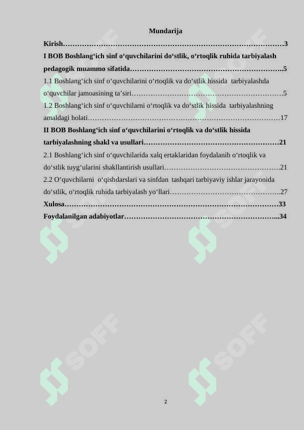 O'quvchilarini o'rtoqlik va do'stlik  ruhida tarbiyalash 2