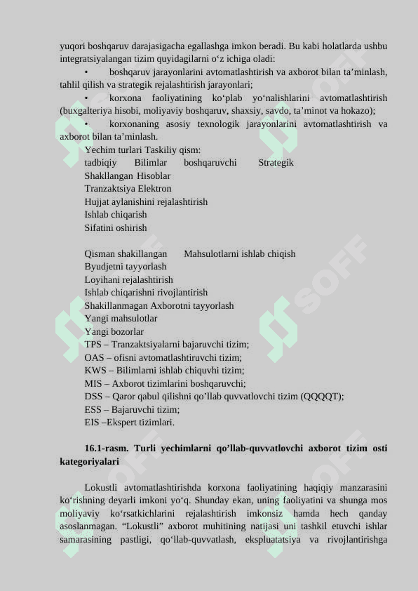 IQTISODIYOTDA AXBOROT TIZIMLARINING O‘ZARO INTEGRATSIYASI 2