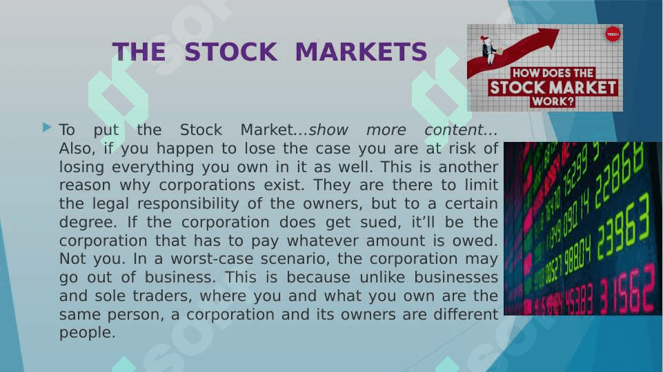 THE  STOCK  MARKETS 3