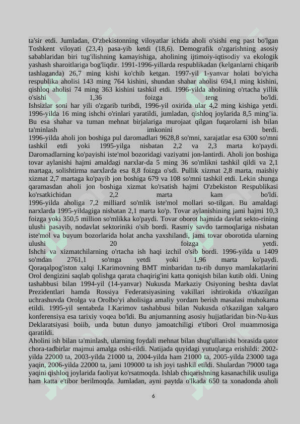 MUSTAQILLIK YILLARIDA QORAQALPOG’ISTON RESPUBLIKASI. 6