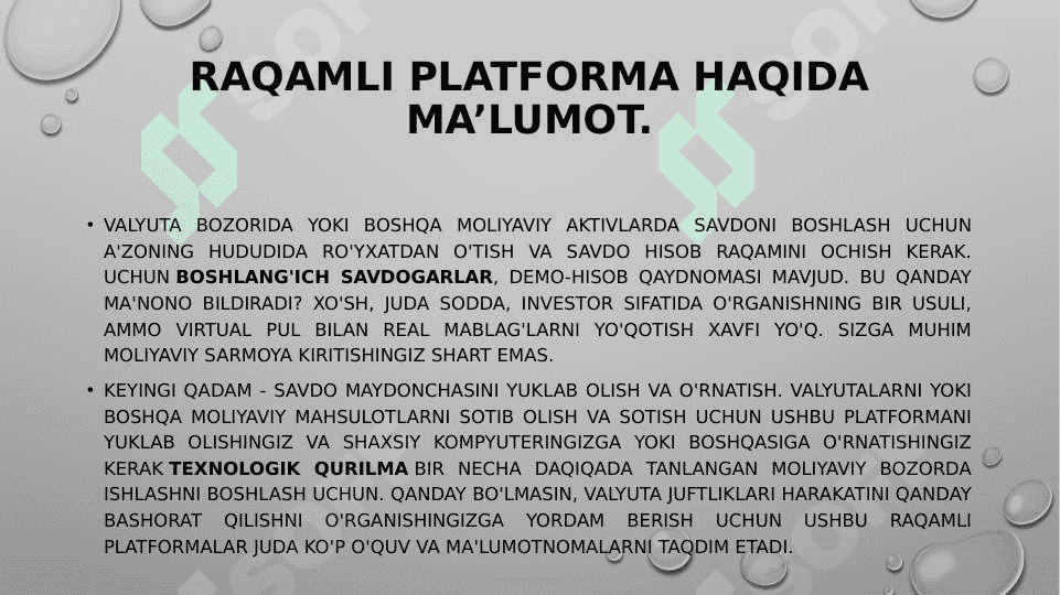 Jаhоndа rаqаmli plаtfоrmаlаrni rivоjlаnish tеndеntsiyalаri vа turlаri. 4