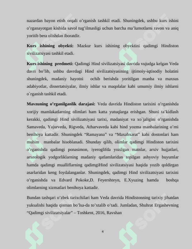 VEDA DAVRIDA HINDISTON. 4