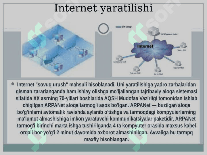 Internet rivojlanish bosqichlari 2