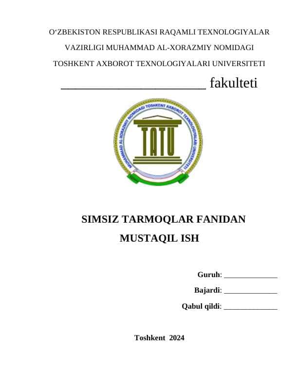 5G TARMOQ ARXITEKTURASI