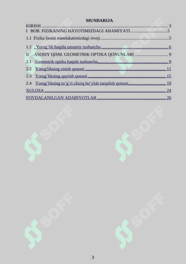 Geometrik optika qonunlari 3