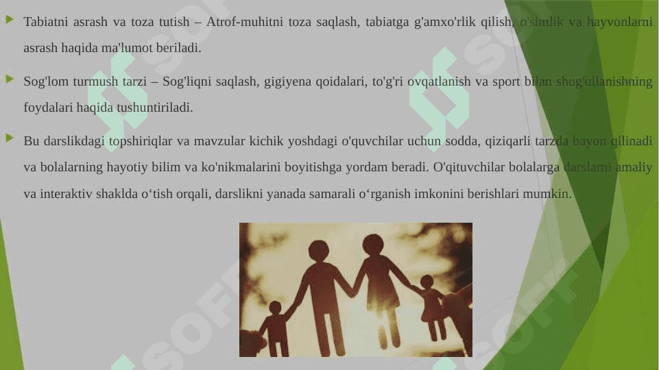 1-sinf Tarbiya darsligini o'rganish 6