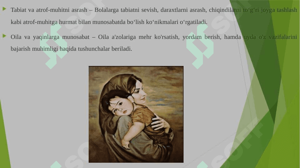 1-sinf Tarbiya darsligini o'rganish 8