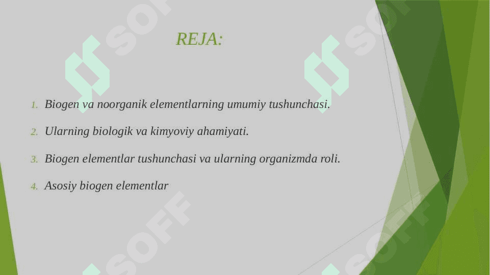Biogen elemntlar va noorganik elementlar 2