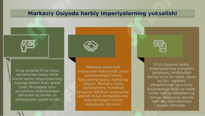 O‘rta asr O‘rta Osiyo davlatlarida harbiy ishlar. 4