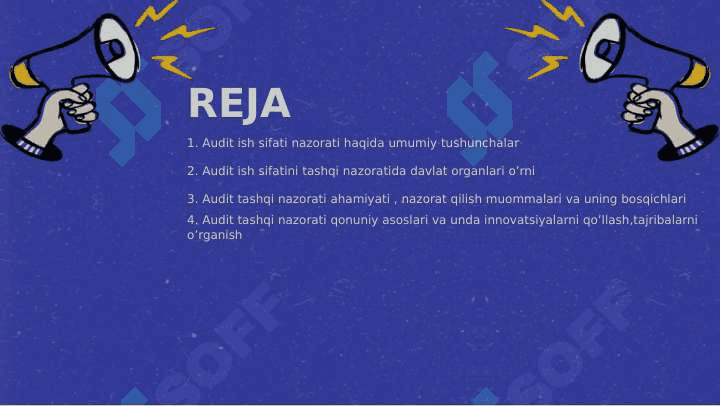 Audit ish sifatining tashqi nazorati 2