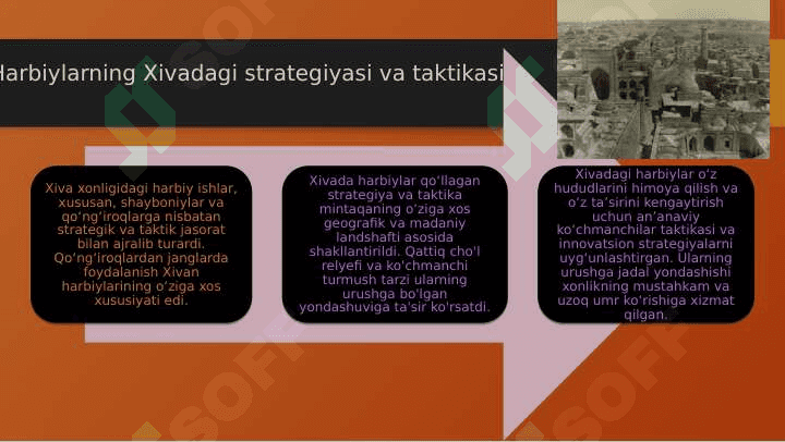 Xiva xonligida (shayboniylar va qo‘ng‘irotlar) harbiy ishlar 4