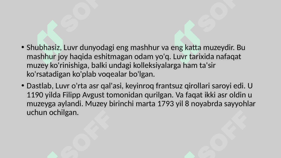 Dunyodagi eng mashhur muzeylar 2