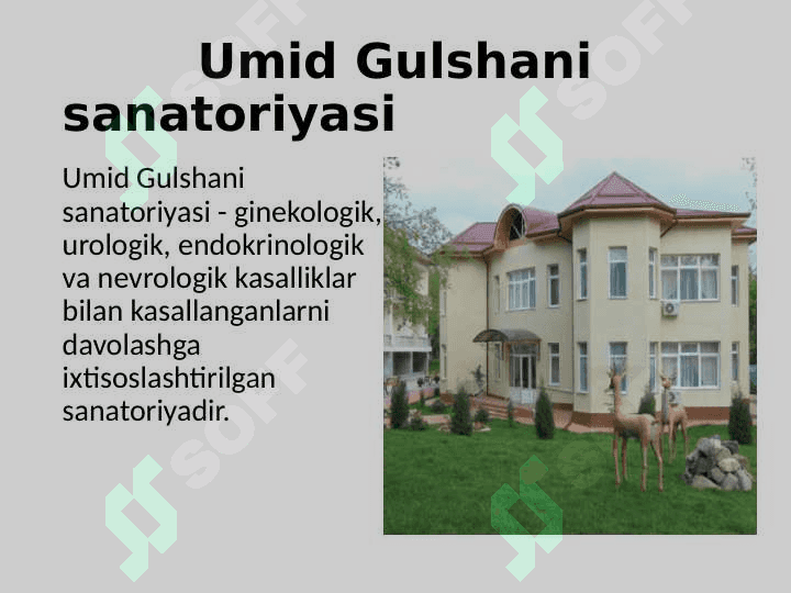 Sanatoriyalar va kurortlar 5
