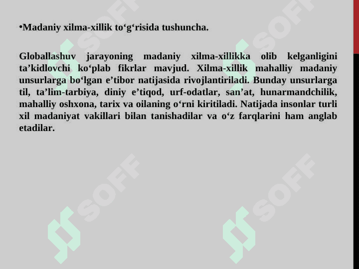 Xalqaro turizmda madaniy xilma-xillik alomatlari 2