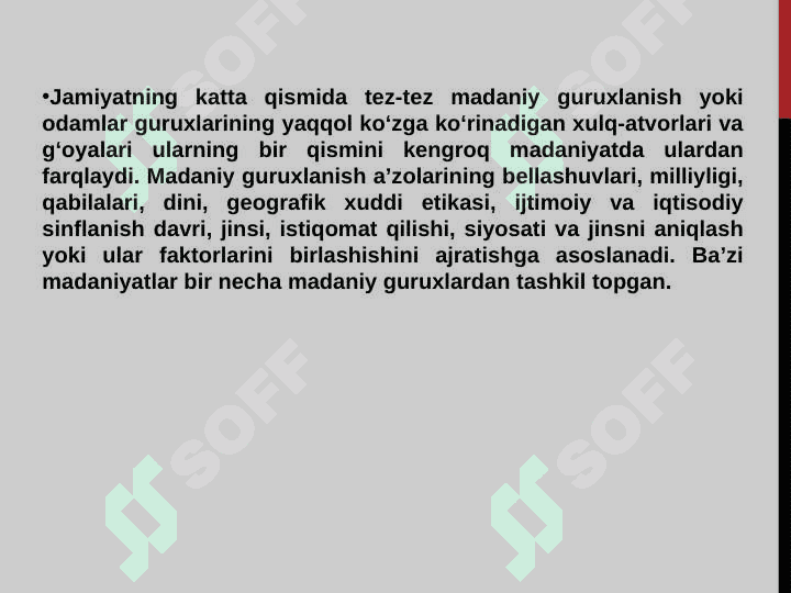 Xalqaro turizmda madaniy xilma-xillik alomatlari 6