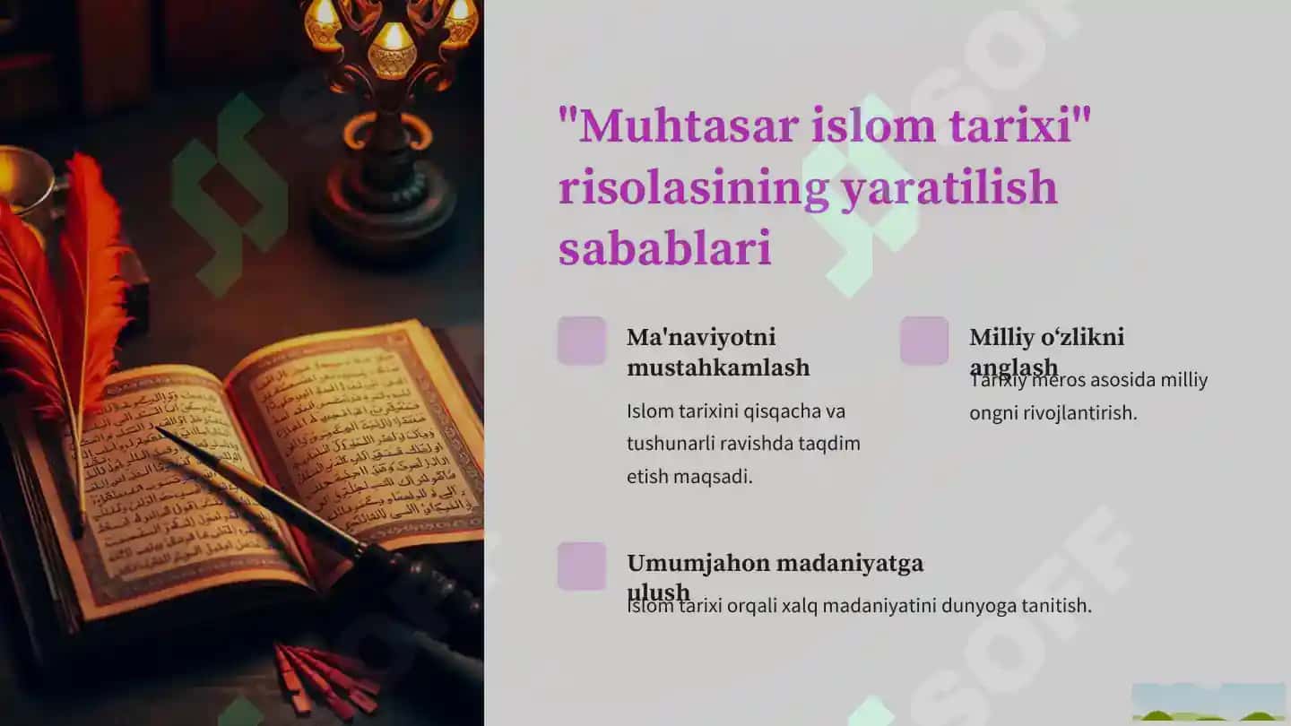 "Muhtasar islom tarixi" 3