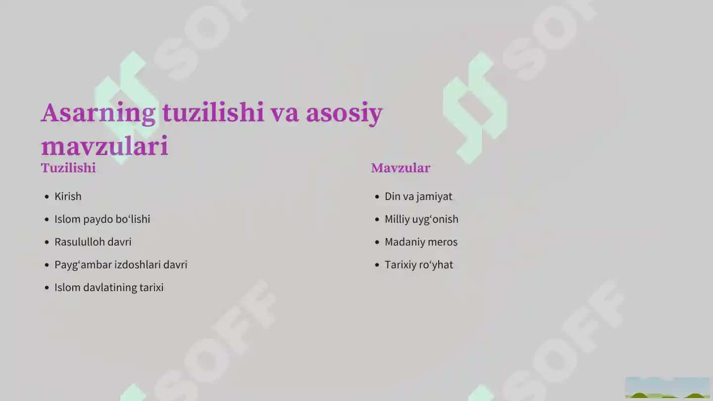 "Muhtasar islom tarixi" 4