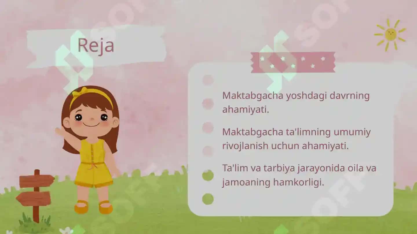 Maktabgacha yoshdagi bolalarning rivojlanishi va ta`lim tarbiyasining o`ziga xosligi 2
