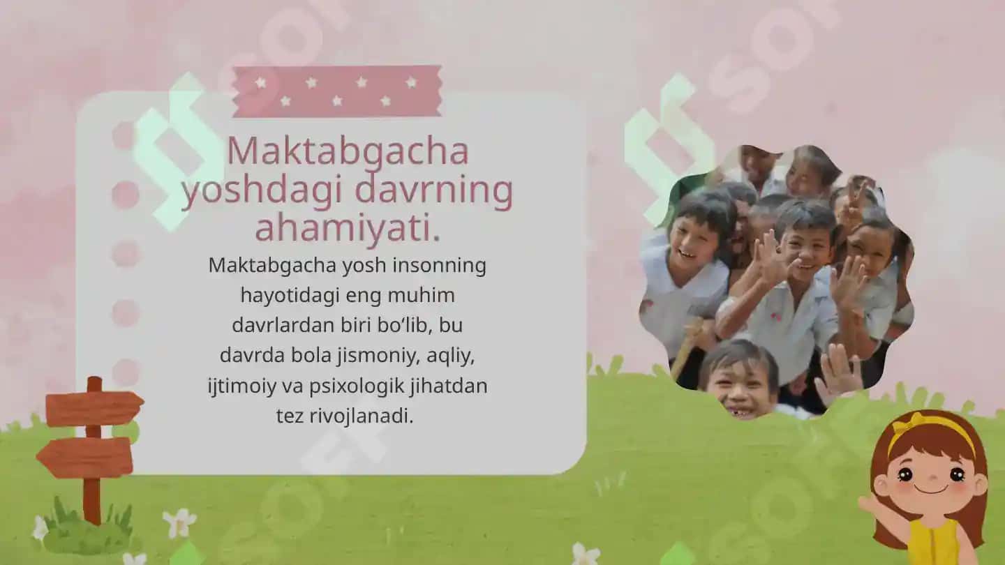 Maktabgacha yoshdagi bolalarning rivojlanishi va ta`lim tarbiyasining o`ziga xosligi 3