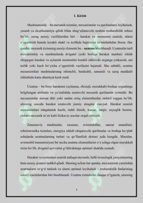 tasmali uzatmalar to'g'risida malumot 2