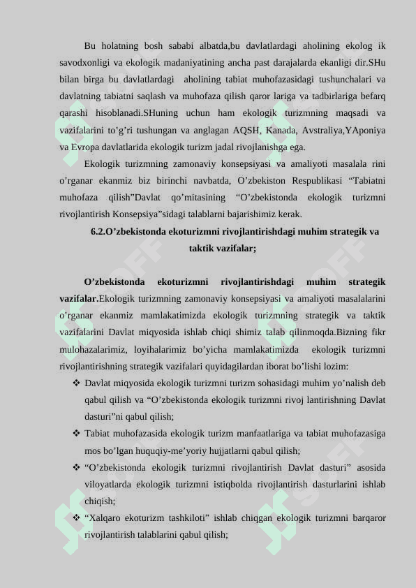 Ekоturizmning zаmоnаviy kоnsepsiyasi vа аmаliyoti. 4