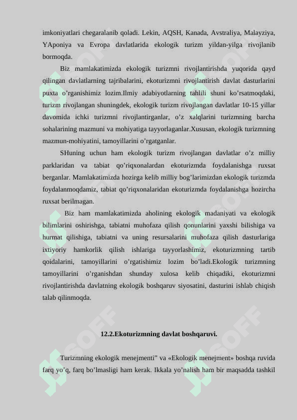 Ekоturizmning tаmоyillаri vа dаvlаt bоshqаruvi. 4