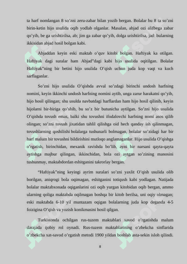 savod o'rgatish davrida bo'g'in ustida ishlash 8