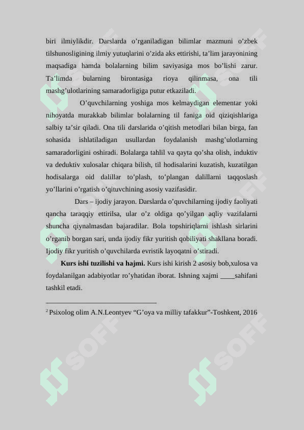 Sifat so’z turkumini o’rganish jarayonida o’quvchilar nutqini o’stirish. 5
