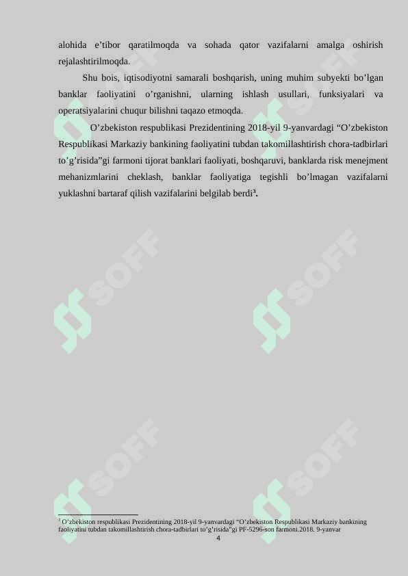 Tijorat banklari faoliyatini nazorat qilish 4
