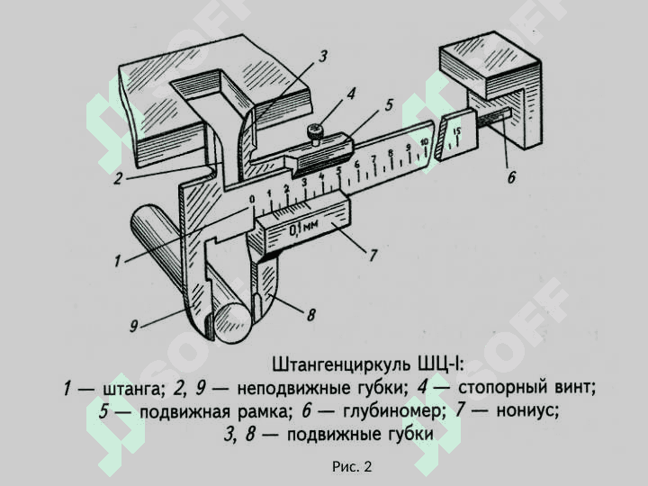 Измерение деталей штангенциркулем 5