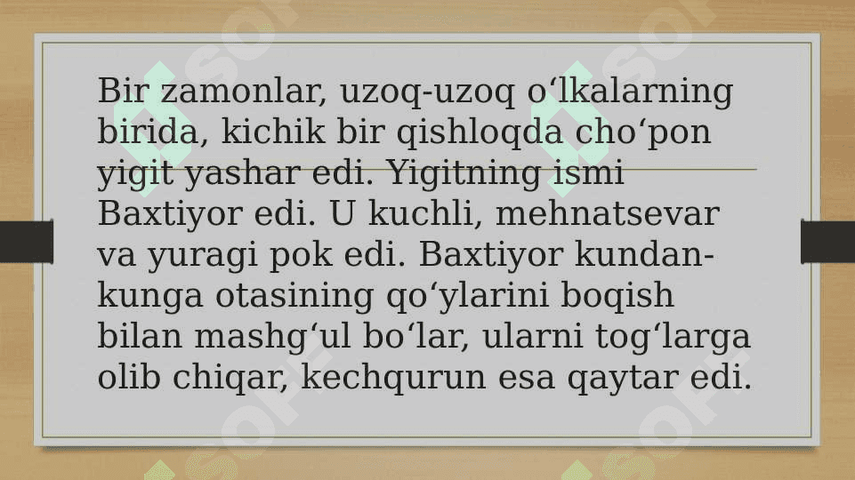 CHO’PON YIGIT 2