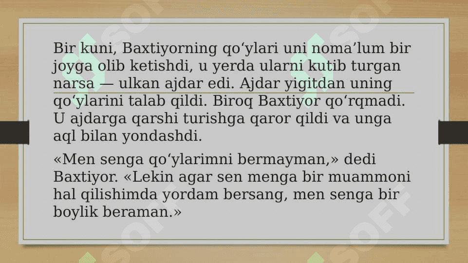 CHO’PON YIGIT 3