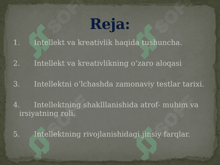 Intellekt va kreativlik 2