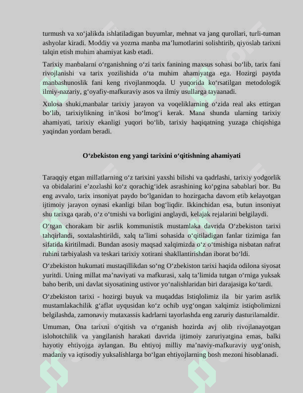 Oʻzbekiston Respublikasining tashkil topishi va uning tarixiy ahamiyati 8