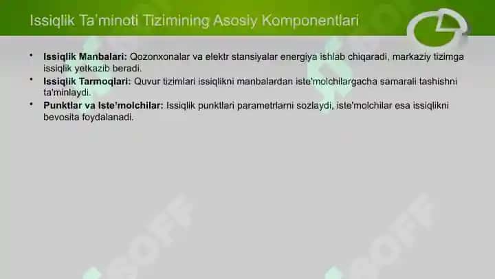 Markazlashgan issiqlik taʼminoti. Issiqlik punkti uskunalari 4