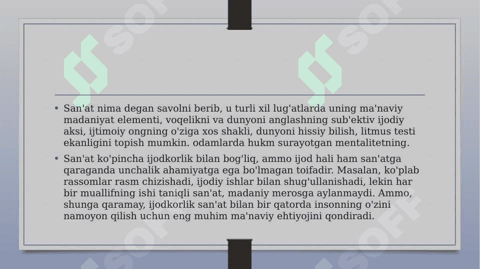 DIN VA SAN’AT MUSTANOSIBLIGI 4