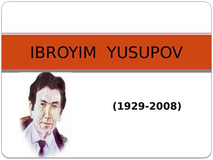 IBROYIM  YUSUPOV