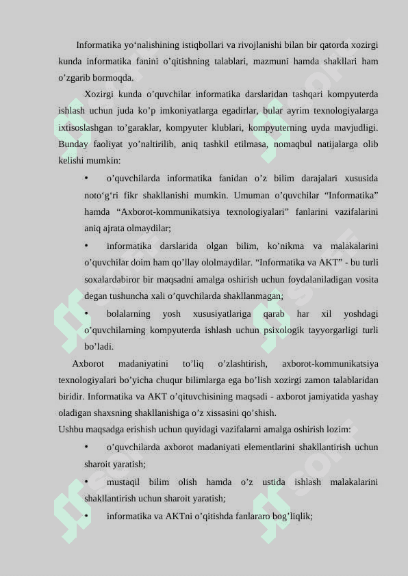 Informatikani o’qitishda guruhlarda ishlash texnologiyasi 2