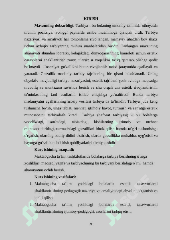 MAKTABGACHA TA’LIM YOSHIDAGI BOLALARNING TARBIYASI VA RIVOJLANISHI 2