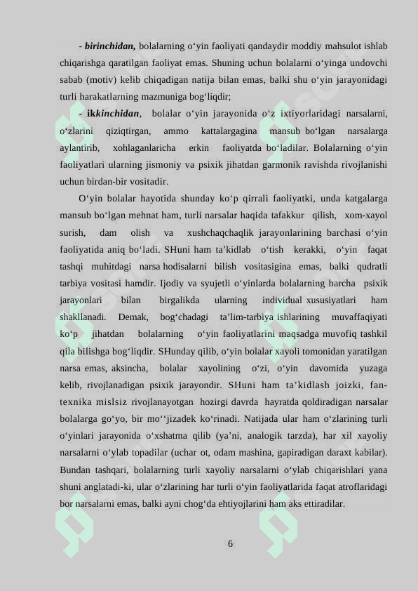 MAKTABGACHA YOSHDA BOLALARDA PREDMETLARNING O'LCHAMINI IDROK QILISHNING O'ZIGA XOS XUSUSIYATLARI 6