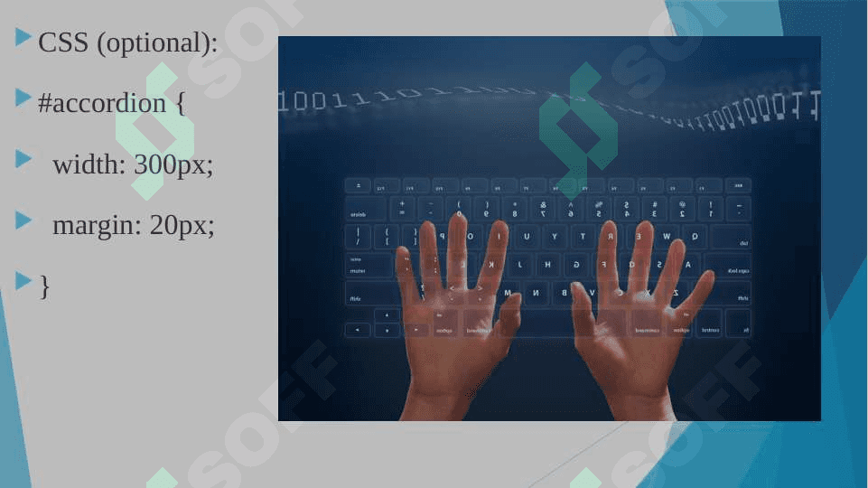 JQuery Ui vidjetlari:accordion, autocomplete. Amaliy ko'rsatmalar 5