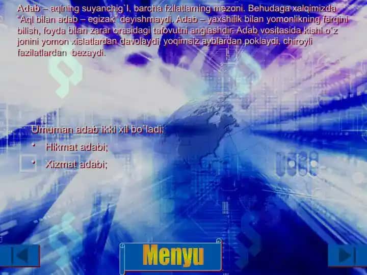 Menejer madaniyatiga qo'yiladigan talablar 3
