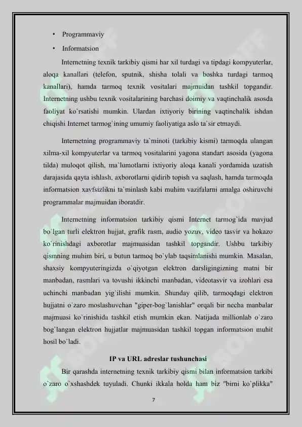 WEB SAHIFANI HOSIL QILISHDA FOYDALANILGAN DASTURIY VOSITALARNING IMKONIYATLARI 7