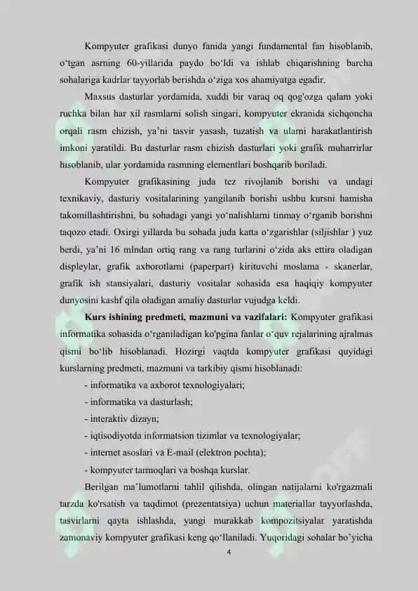 Kompyuter grafikasidan foydalanib amaliy mashg’ulotlarni tashkil etishning asosiy xususiyatlari 4