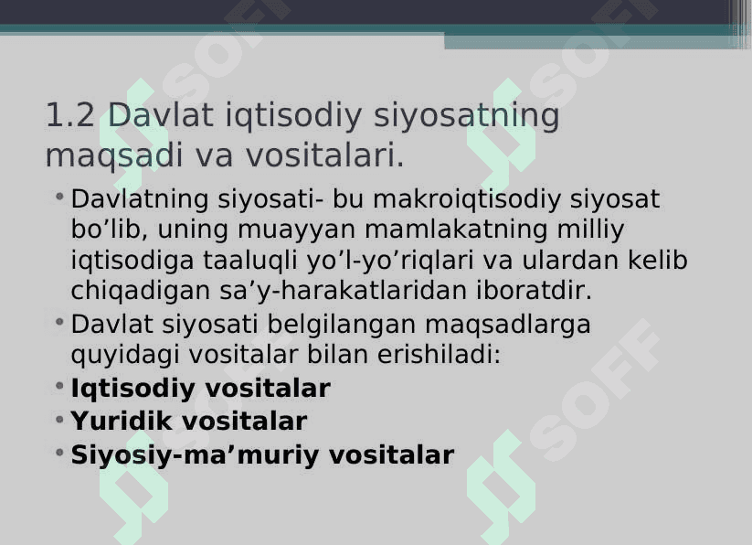 DAVLATNING MAKROIQTISODIY SIYOSATI 4