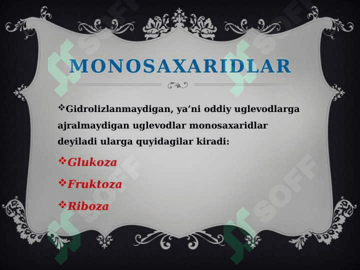 UGLEVODLAR 5