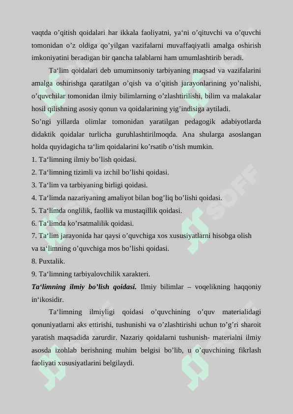 Ta`lim qonuniyatlari 7
