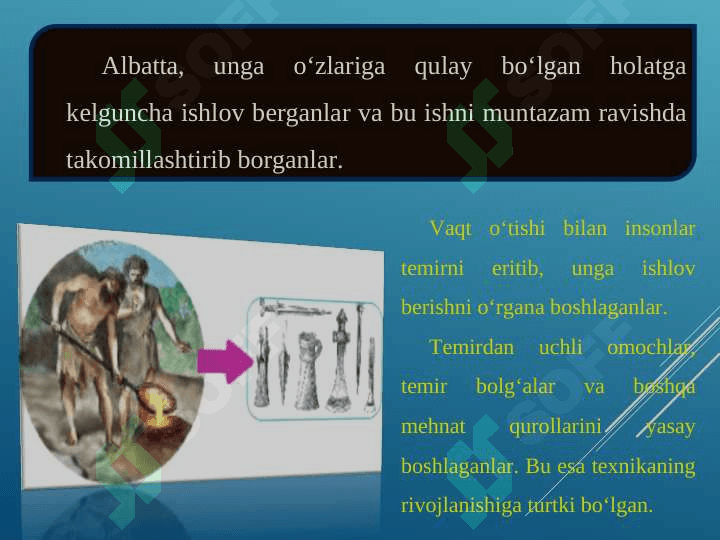 Texnologiyaning rivojlanishi. 3